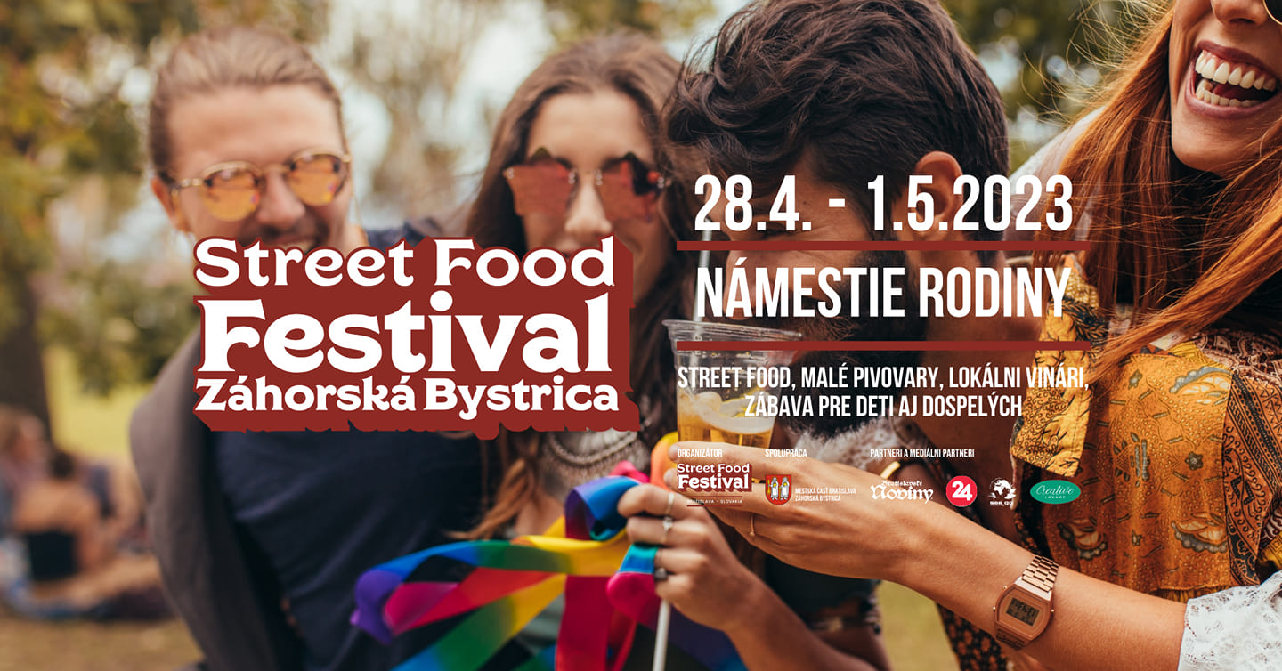 Street food festival Záhorská Bystrica Námestie rodiny