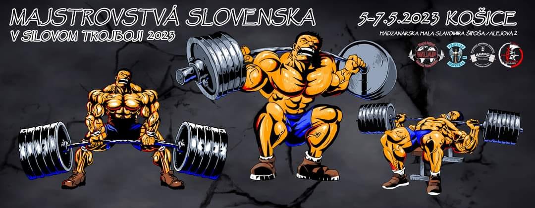 Majstrovstvá Slovenska v silovom trojboji 2023 Hádzanárska hala Slavomíra Šipoša
