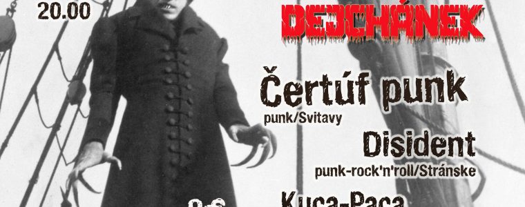 Koncert vo Včelíne - Čertůf punk, Disident, Kuca-paca