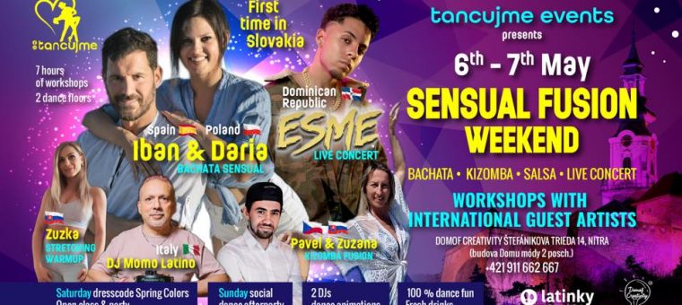 SENSUAL FUSION WEEKEND with IBAN & DARIA by Tancujme events DOMOF creativity