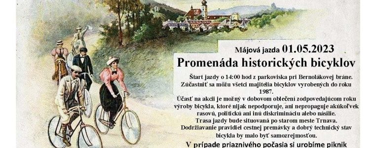 Promenáda historických bicyklov