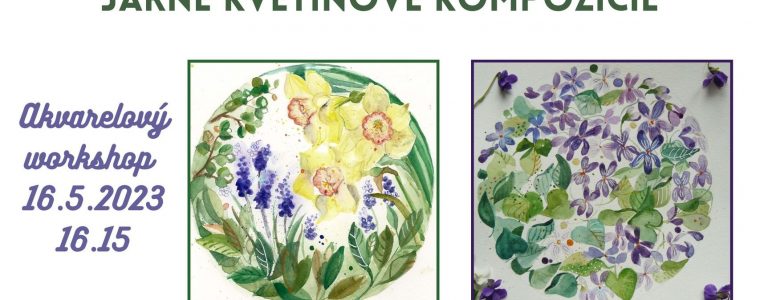 Akvarelový workshop | Jarné kvetinové kompozície Výmenník Wuppertálska