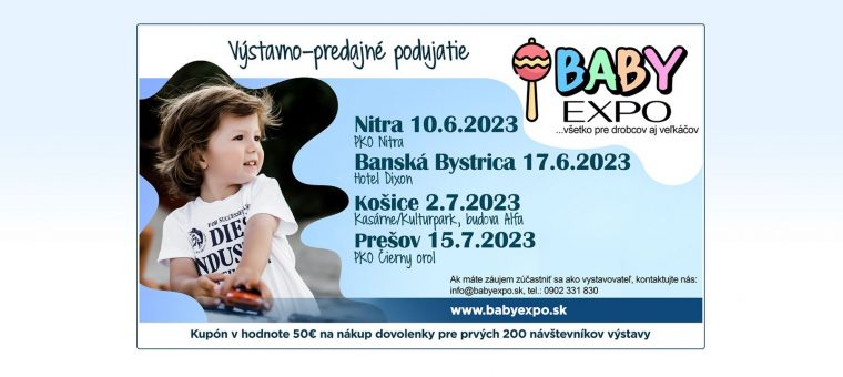 BABY EXPO - všetko pre drobcov aj veľkáčov, PKO Nitra