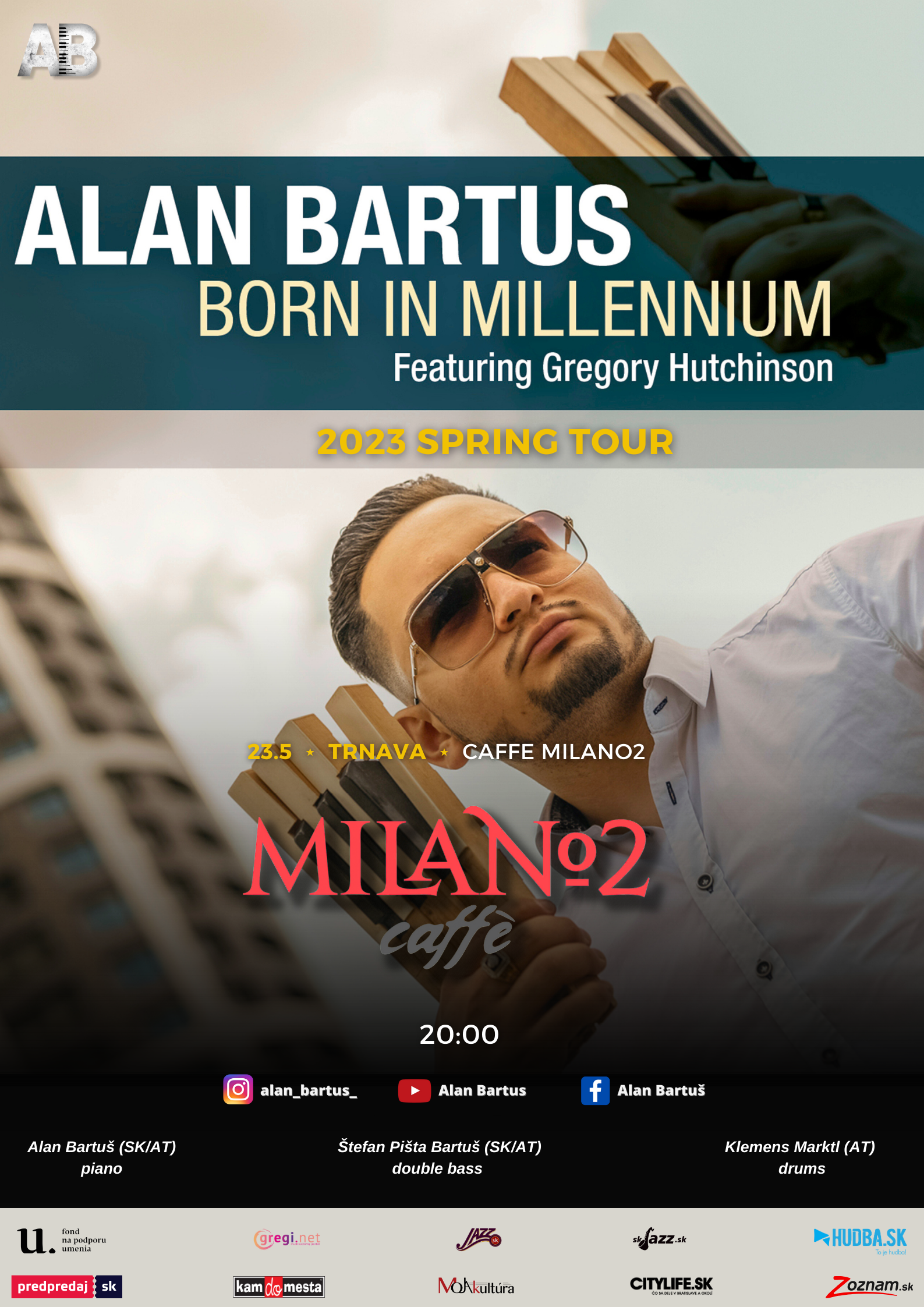 Alan Bartuš - Born in Millennium Tour 2023 Caffe Milano2