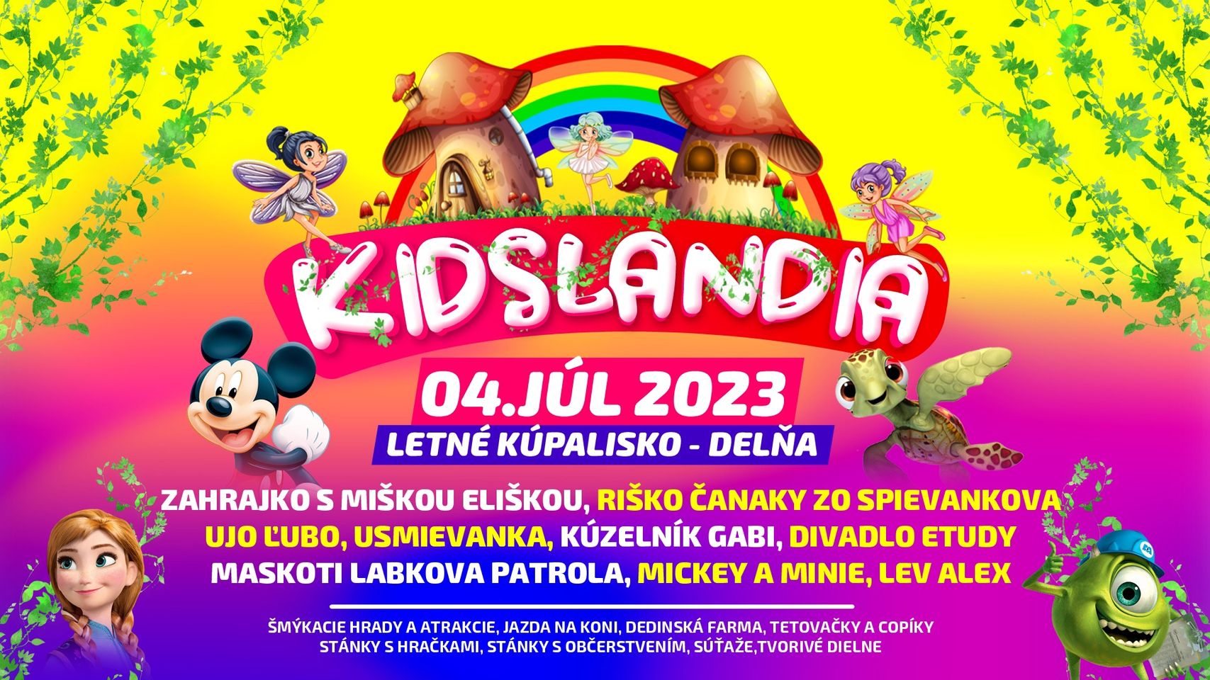 Kidslandia Prešov Prírodné Kúpalisko Delňa