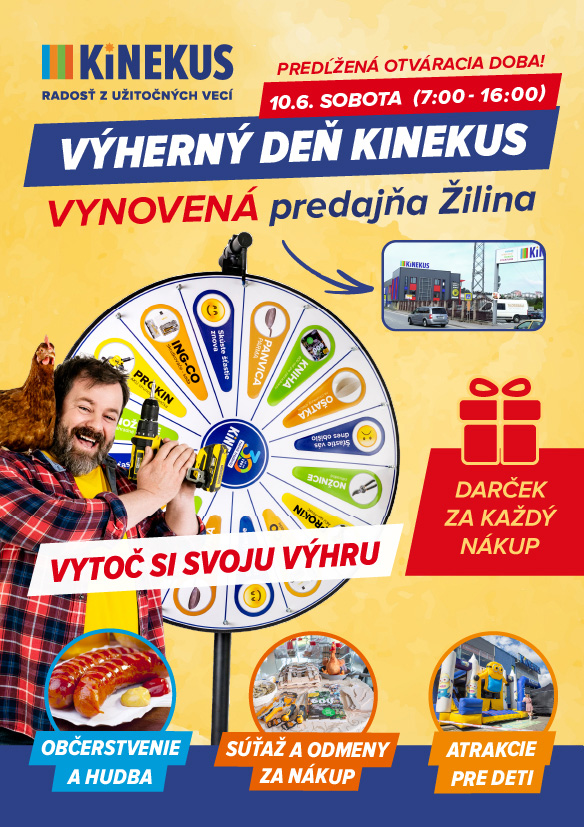 Výherný deň Kinekus Žilina
