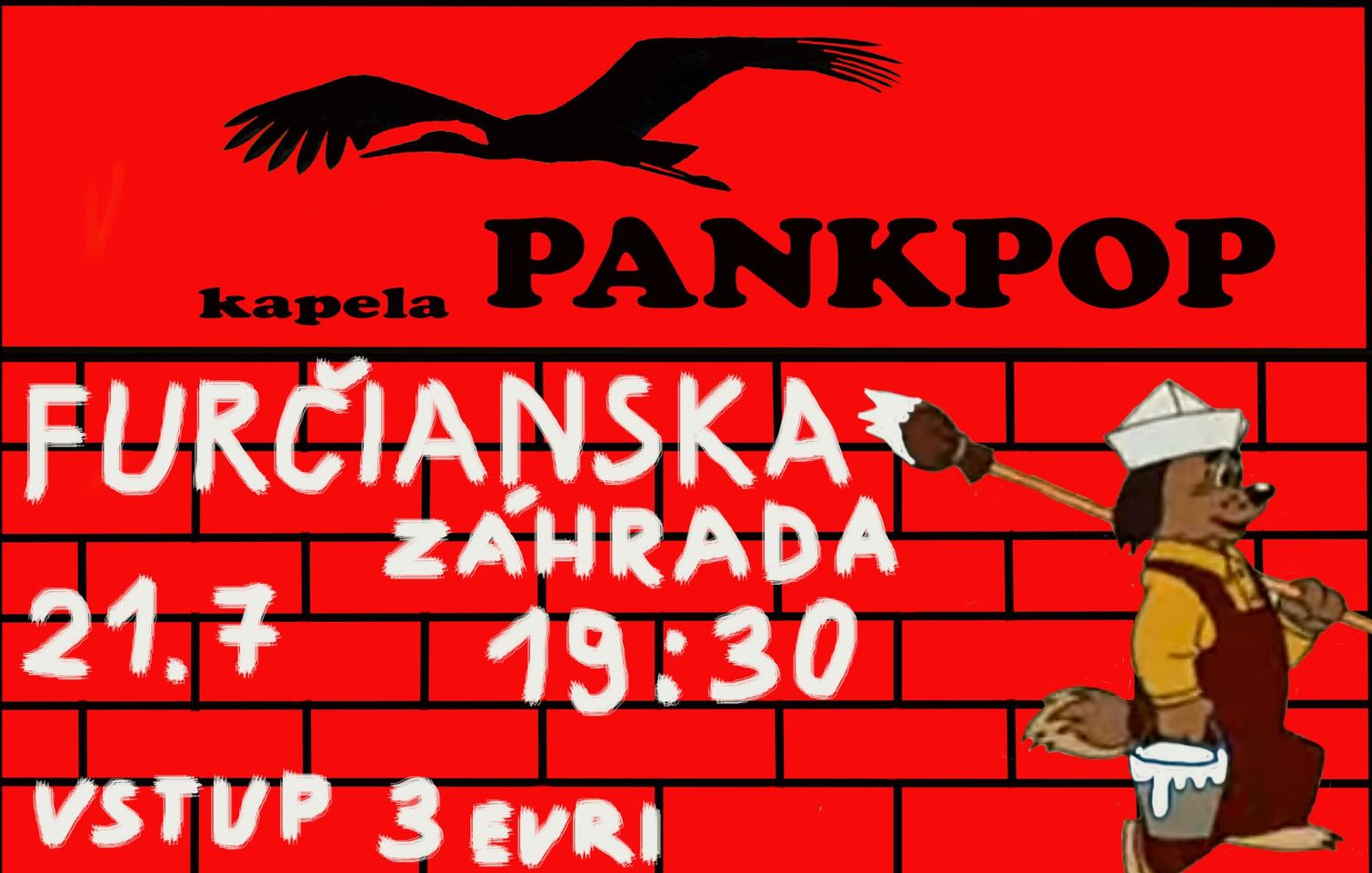 Koncert kapely Pankpop Nová Furčianska Záhrada