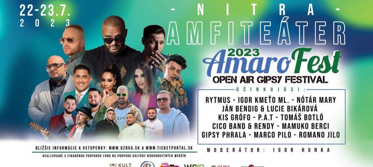 Amaro Fest 2023 - open air gipsy festival Amfiteater Nitra