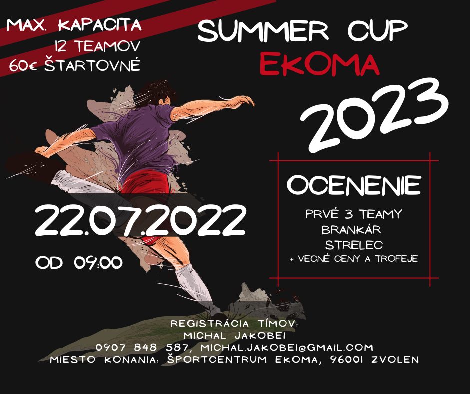 Ekoma Football Summer Cup 2023 Športcentrum-ekoma