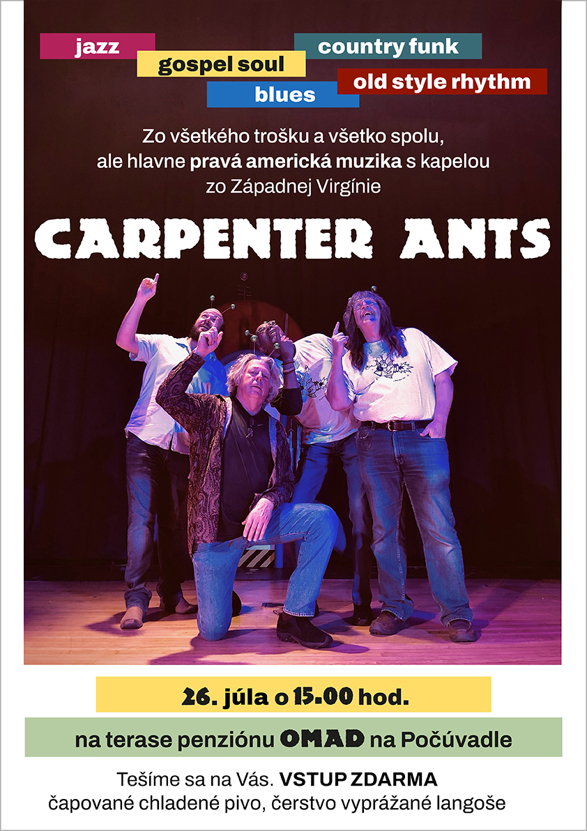 Koncert skupiny Carperter Ants