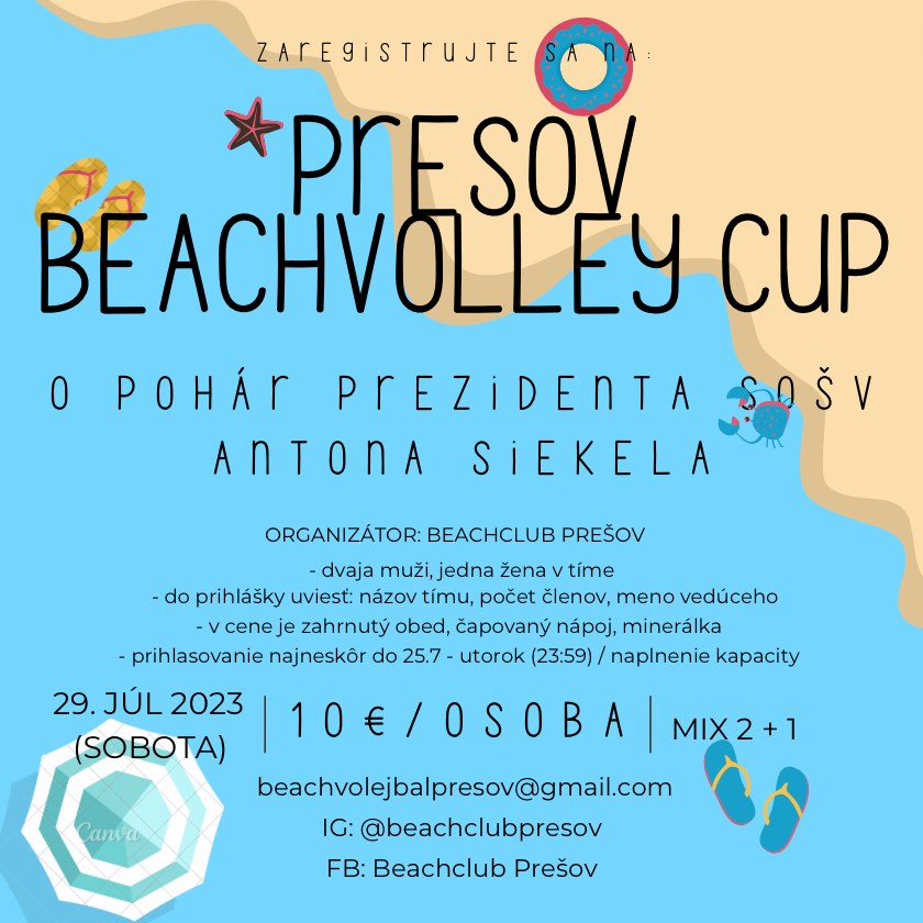 PRESOV BEACHVOLLEY CUP 2023 Beachclub Prešov