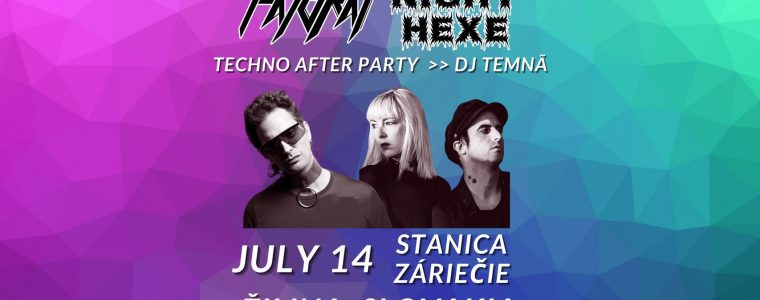 Patokai + Night Hexe & Techno after na Stanici: DJ Temnã Stanica Žilina-Záriečie
