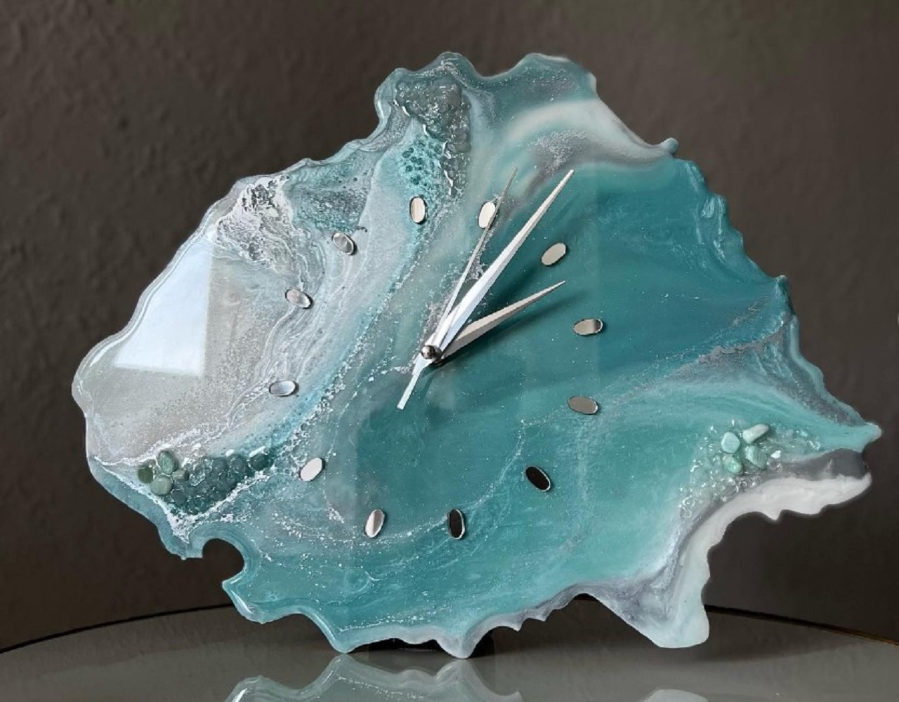 Umelecký kurz Geode Art nástenné hodiny