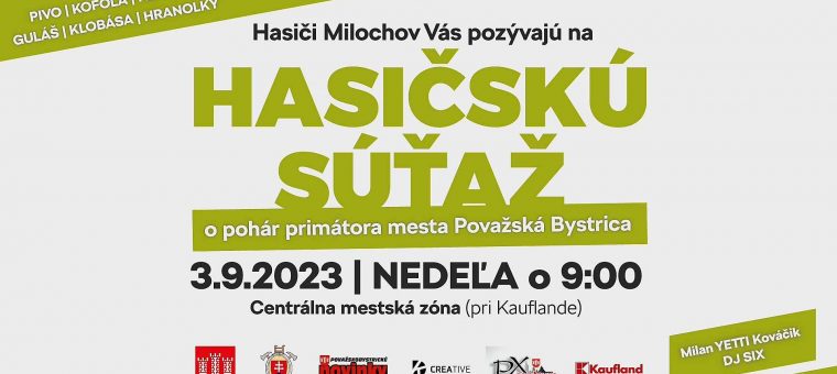 4. ročník hasičskej súťaže o pohár primátora mesta Považská Bystrica