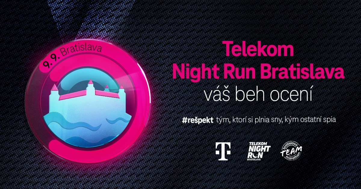 Telekom Night Run Bratislava Eurovea Bratislava