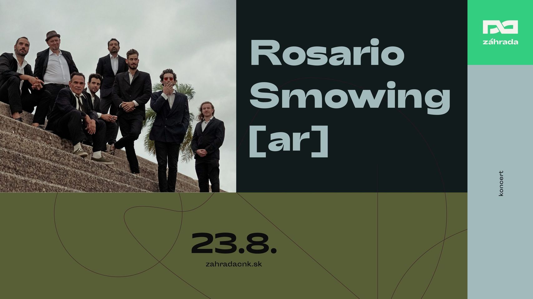 Koncert Rosario Smowing Záhrada - Centrum nezávislej kultúry