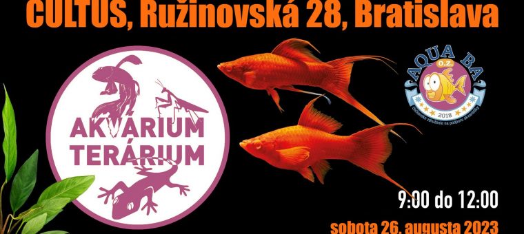 Predajná výstava Akvárium Terárium Cultus Ružinov