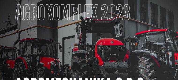 Červený Agrokomplex 2023 s Agromechanikou!