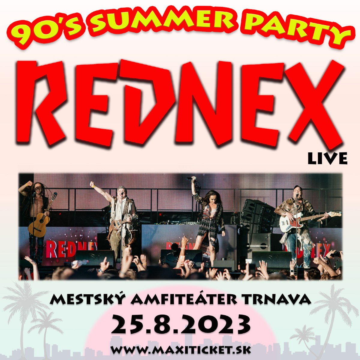 Rednex live concert - 90’s summer party - Trnava - AMFIK