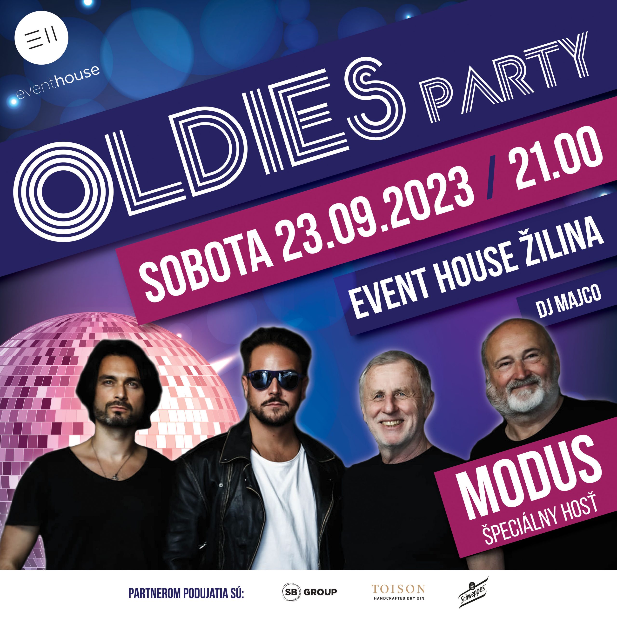 OLDIES party s Modusom Event House Žilina