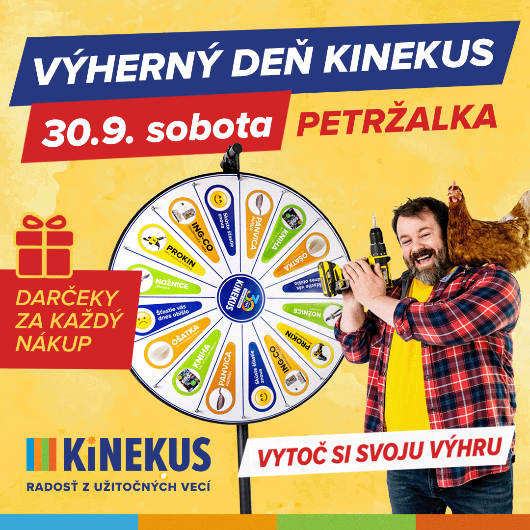 Výherný deň Kinekus Petržalka