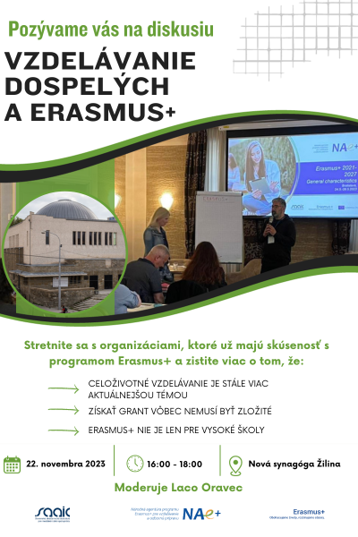Vzdelávanie dospelých a Erasmus+