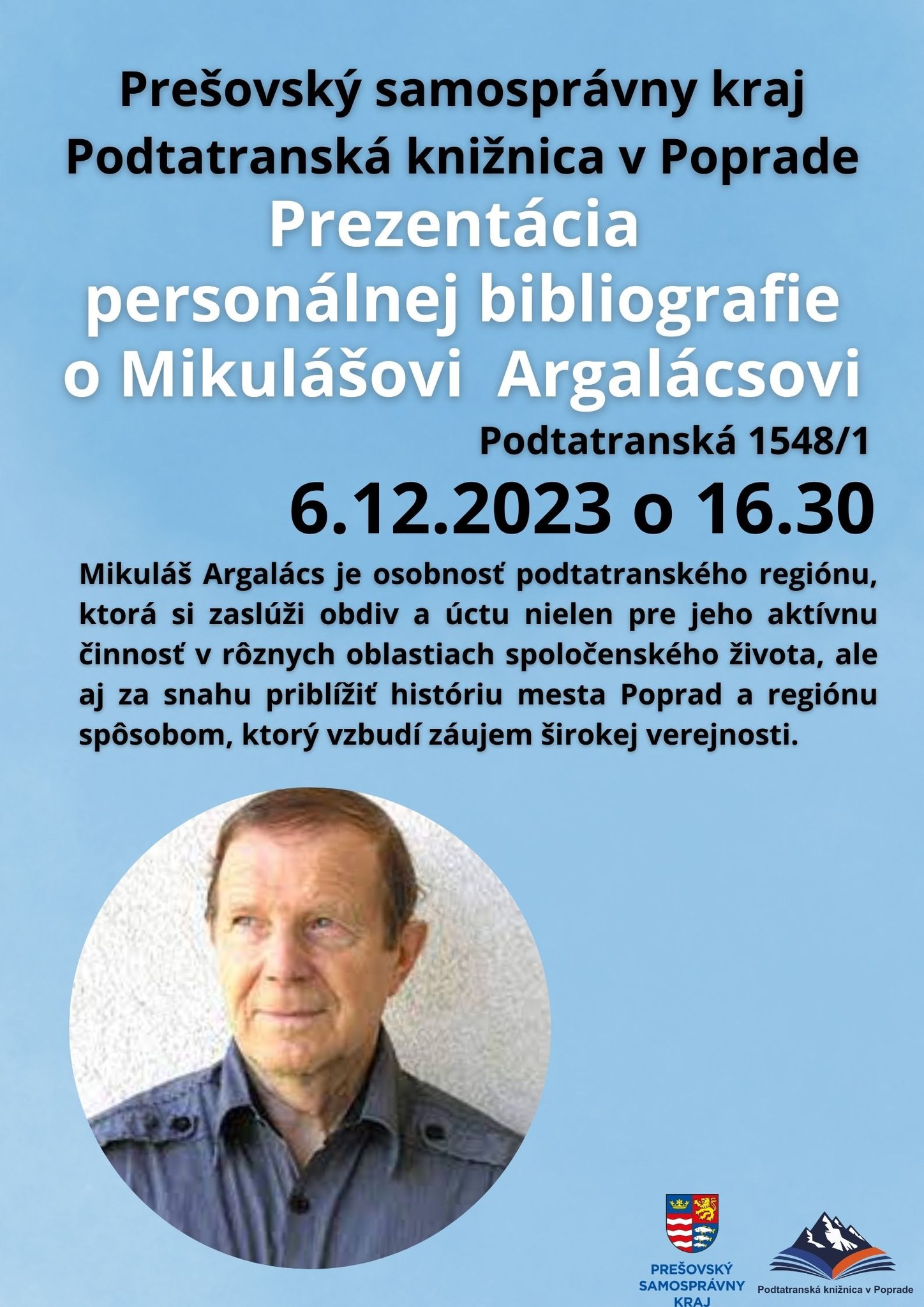 Personálna bibliografia: Mikuláš Argalács